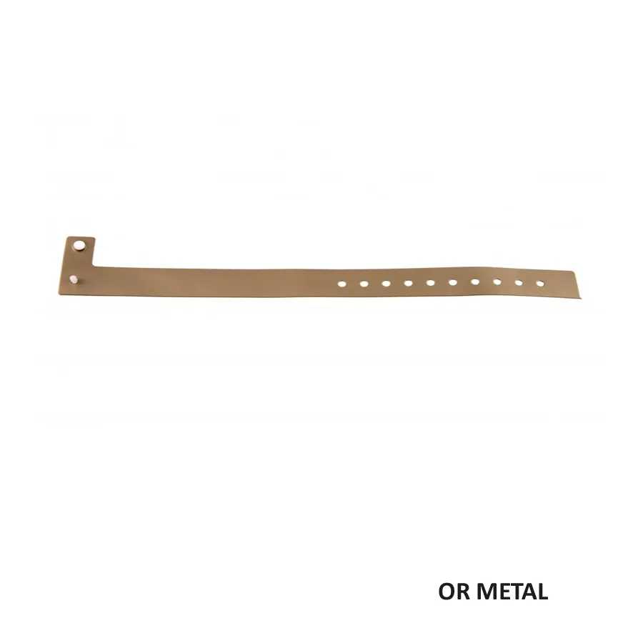 bracelet vinyle or