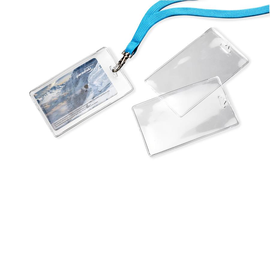 Porte-badge pour cartes plastiques Souple ou rigide