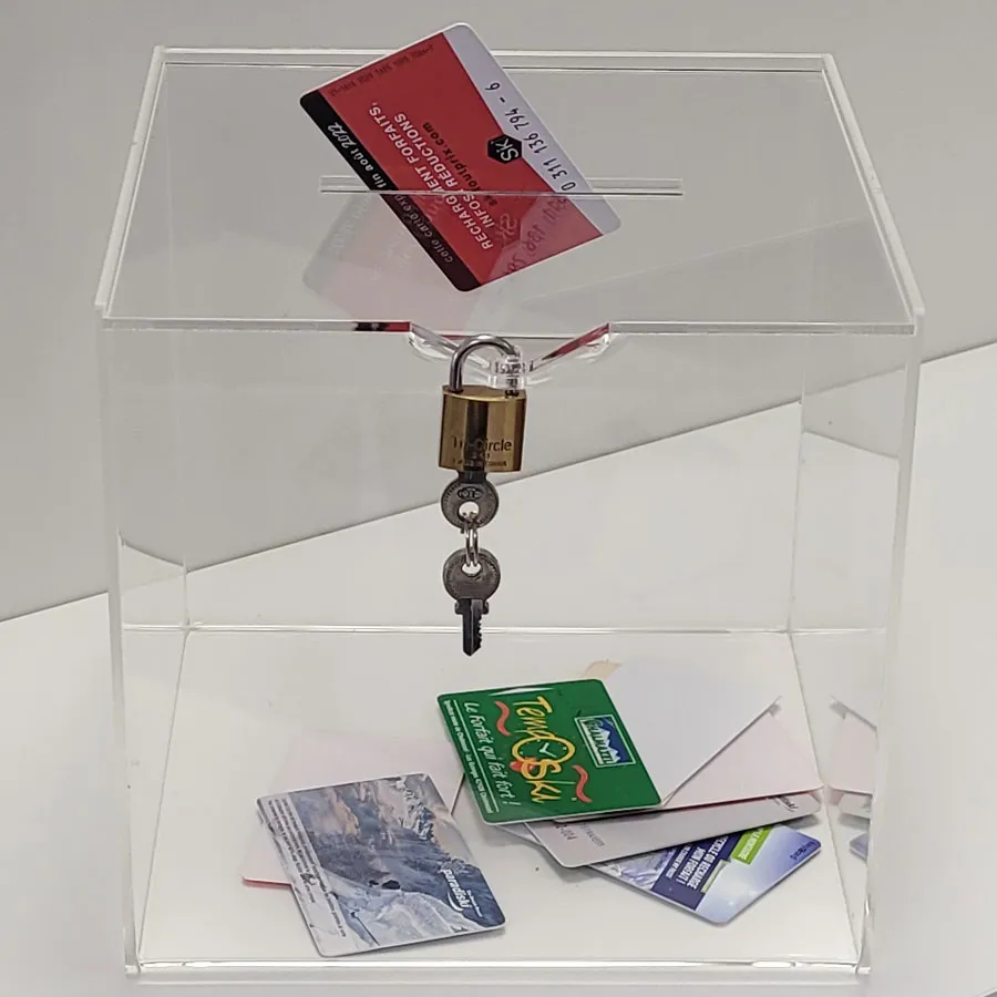 Urne avec porte visuel