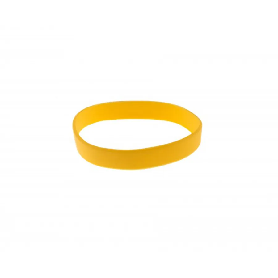 Bracelets en silicone personnalisés - jaune