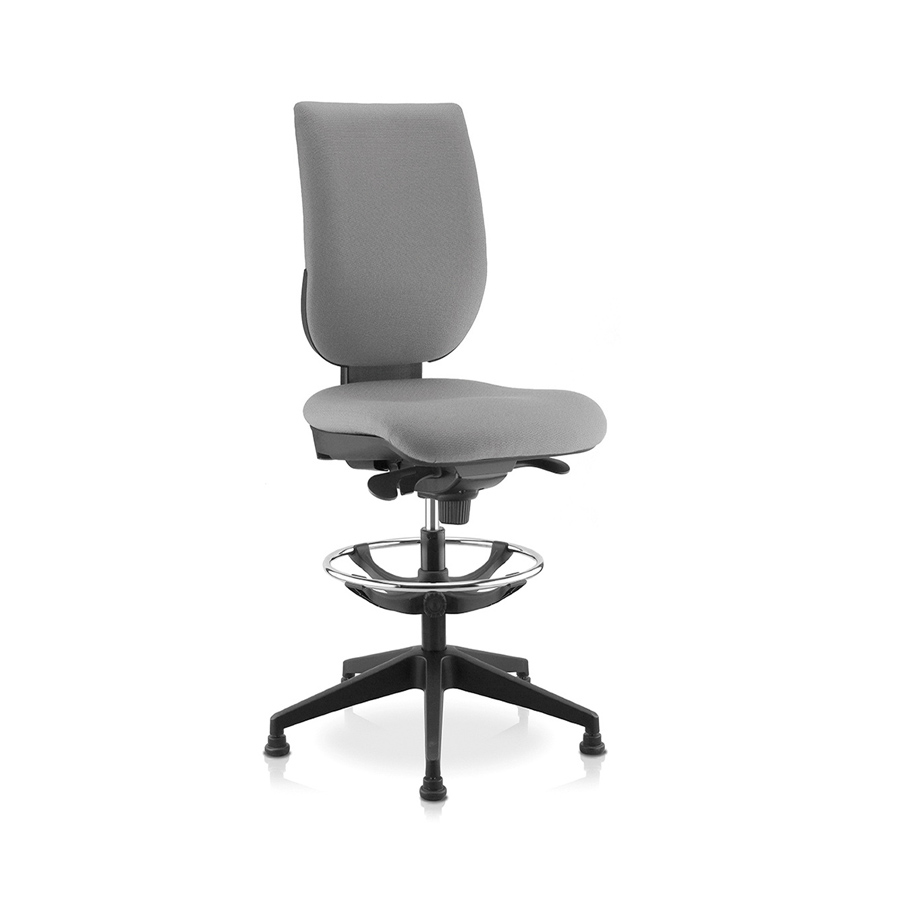 Siège de travail haut assis-debout - Confortable & Ergonomique