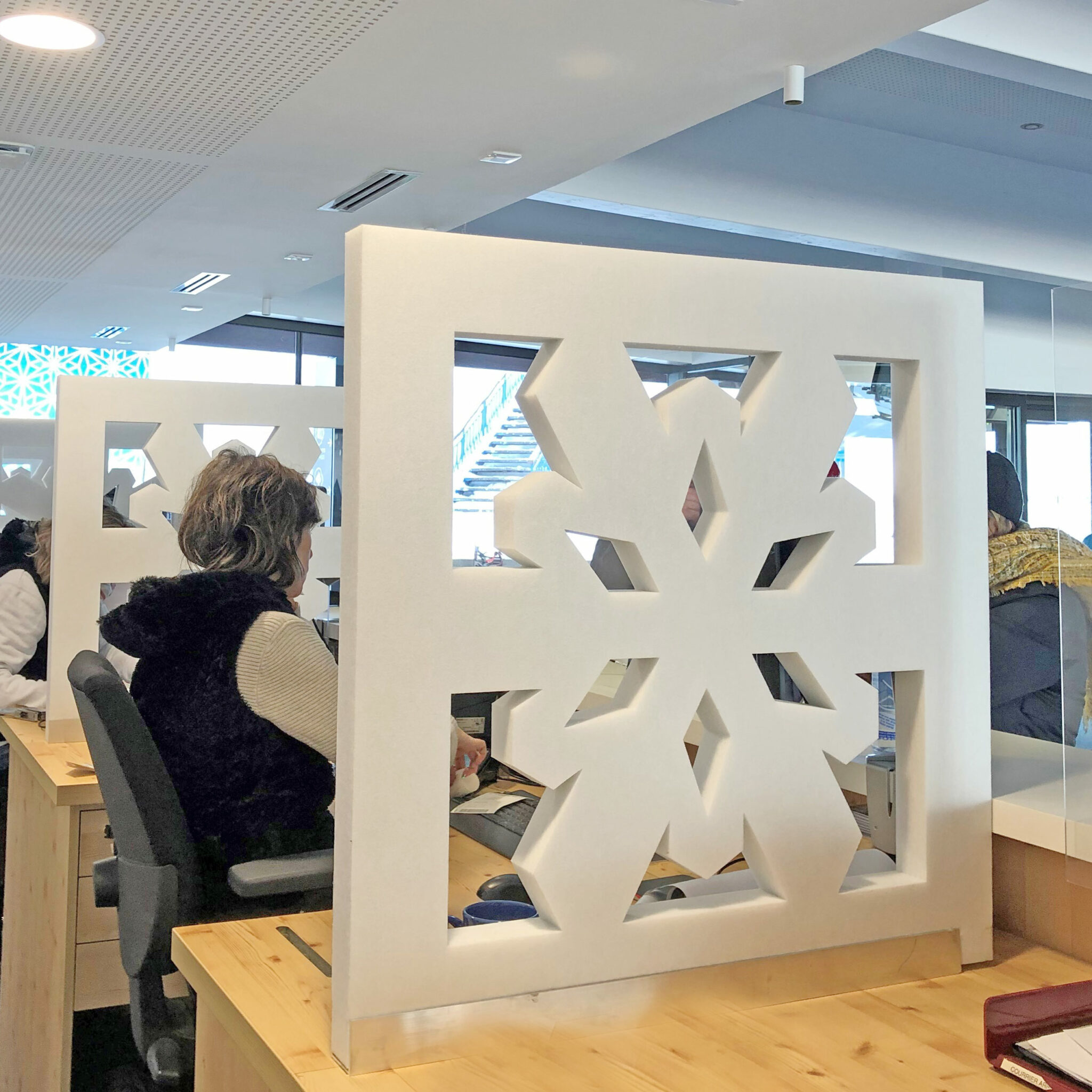 Cloison Acoustique Anti-feu De Bureau Au Meilleur Prix - L. 99 Cm