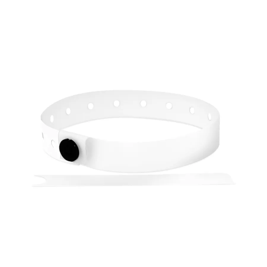 bracelet en plastique - blanc
