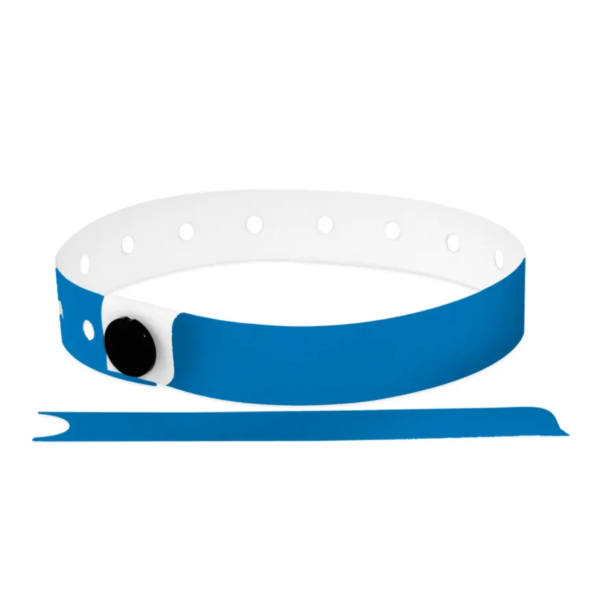 bracelet en plastique - bleu