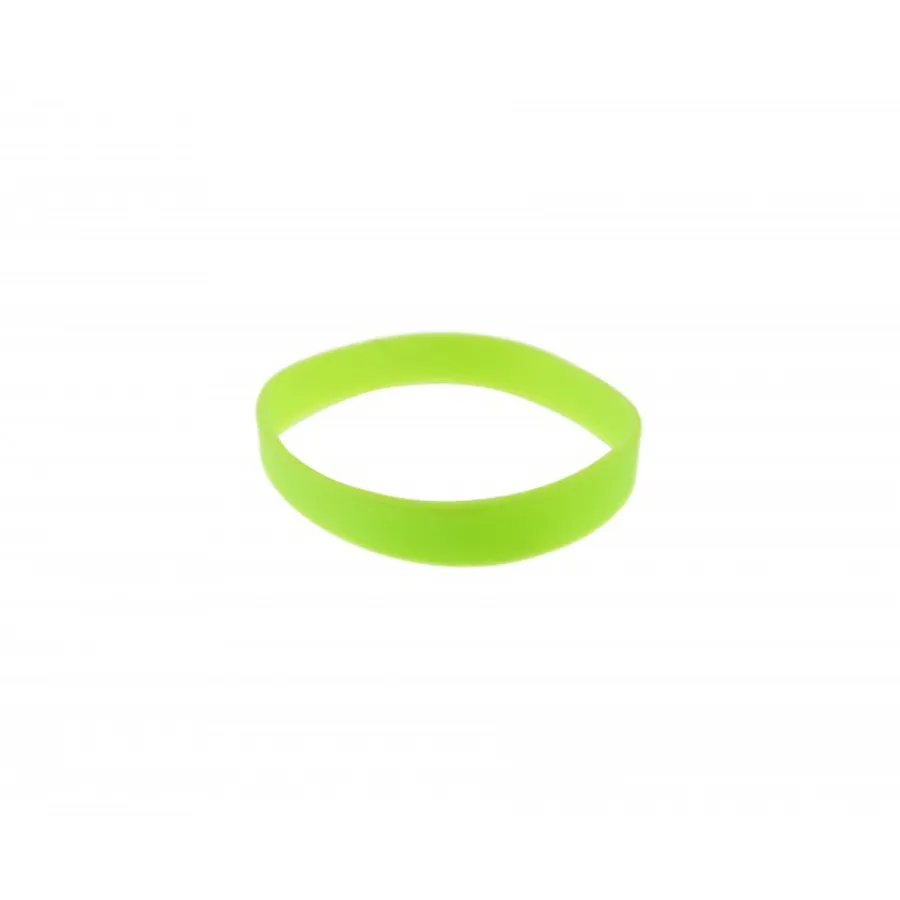 Bracelet silicone personnalisé creusé - vert