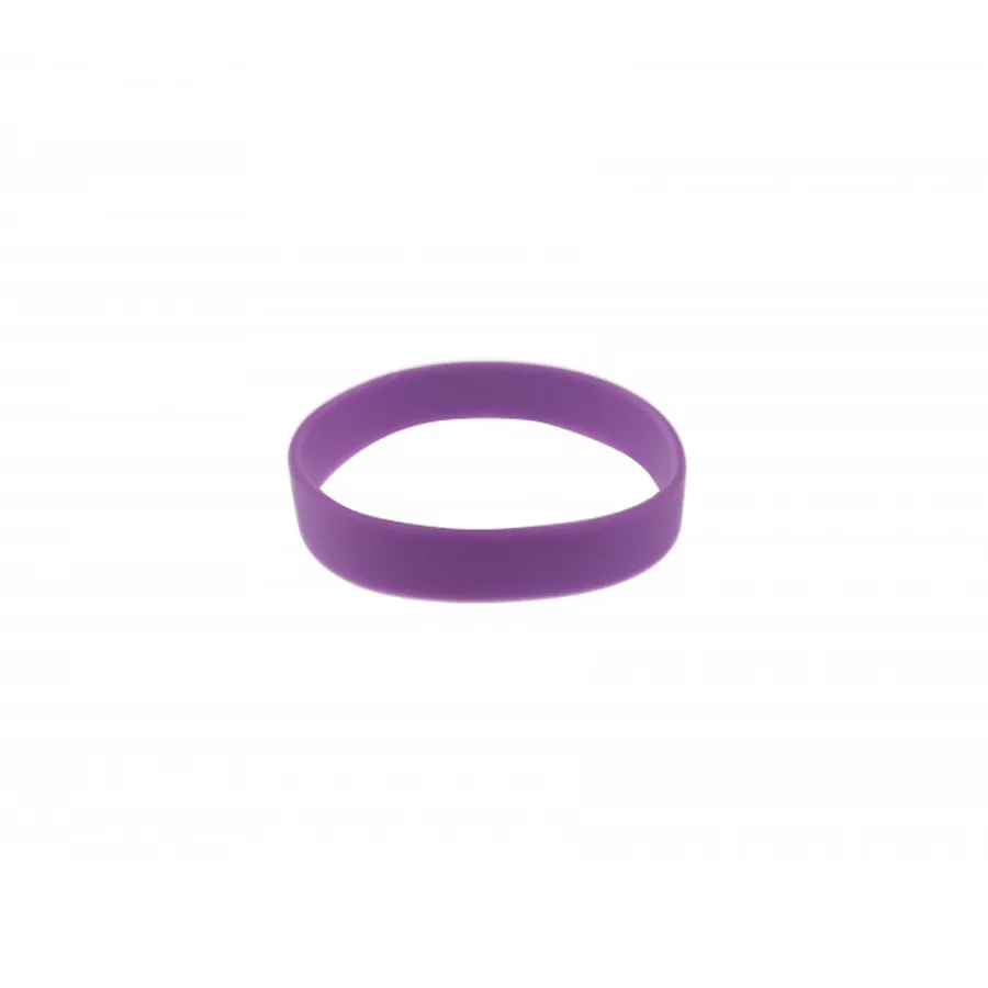 Bracelet silicone personnalisé creusé - violet
