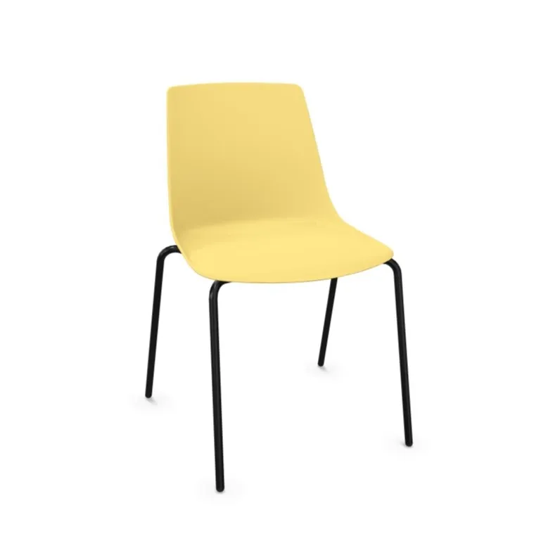 chaise accueil jaune