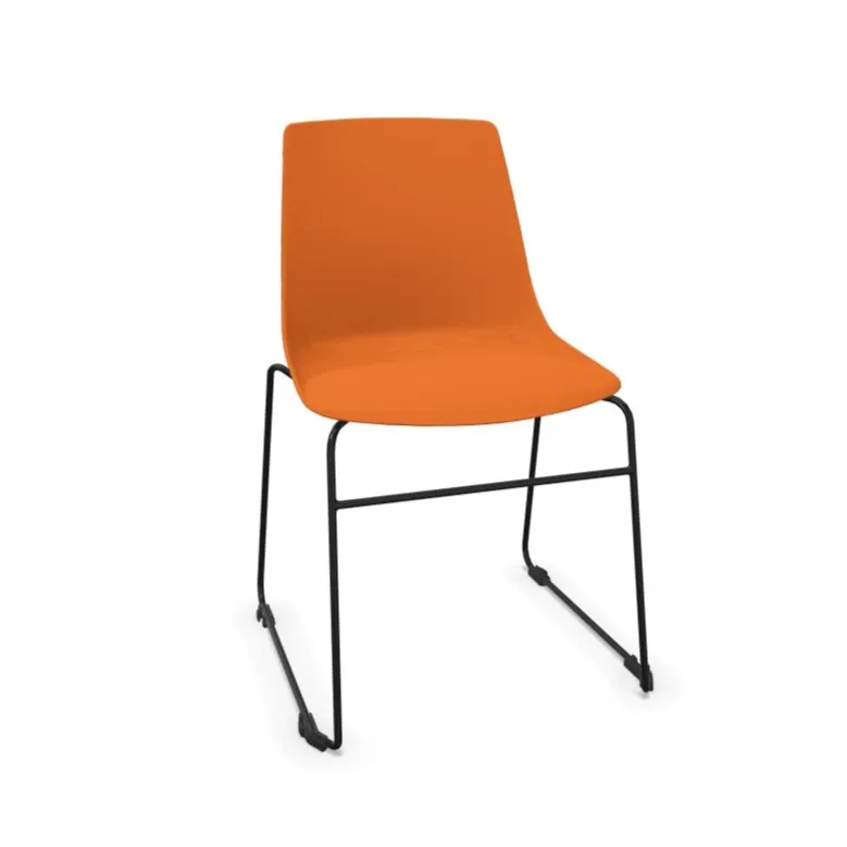 chaise polyvalente orange