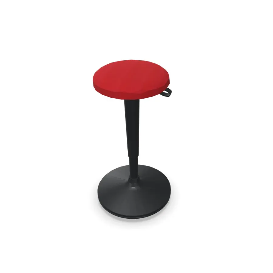 tabouret bureau rouge