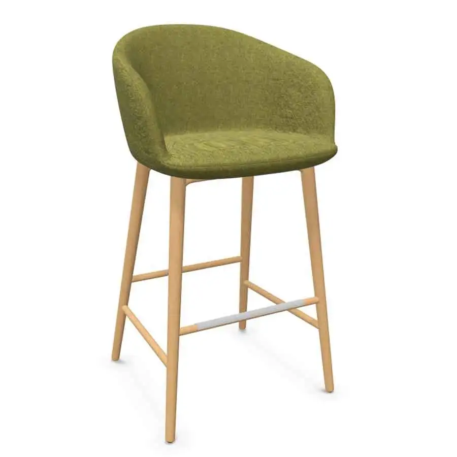 tabouret haut vert